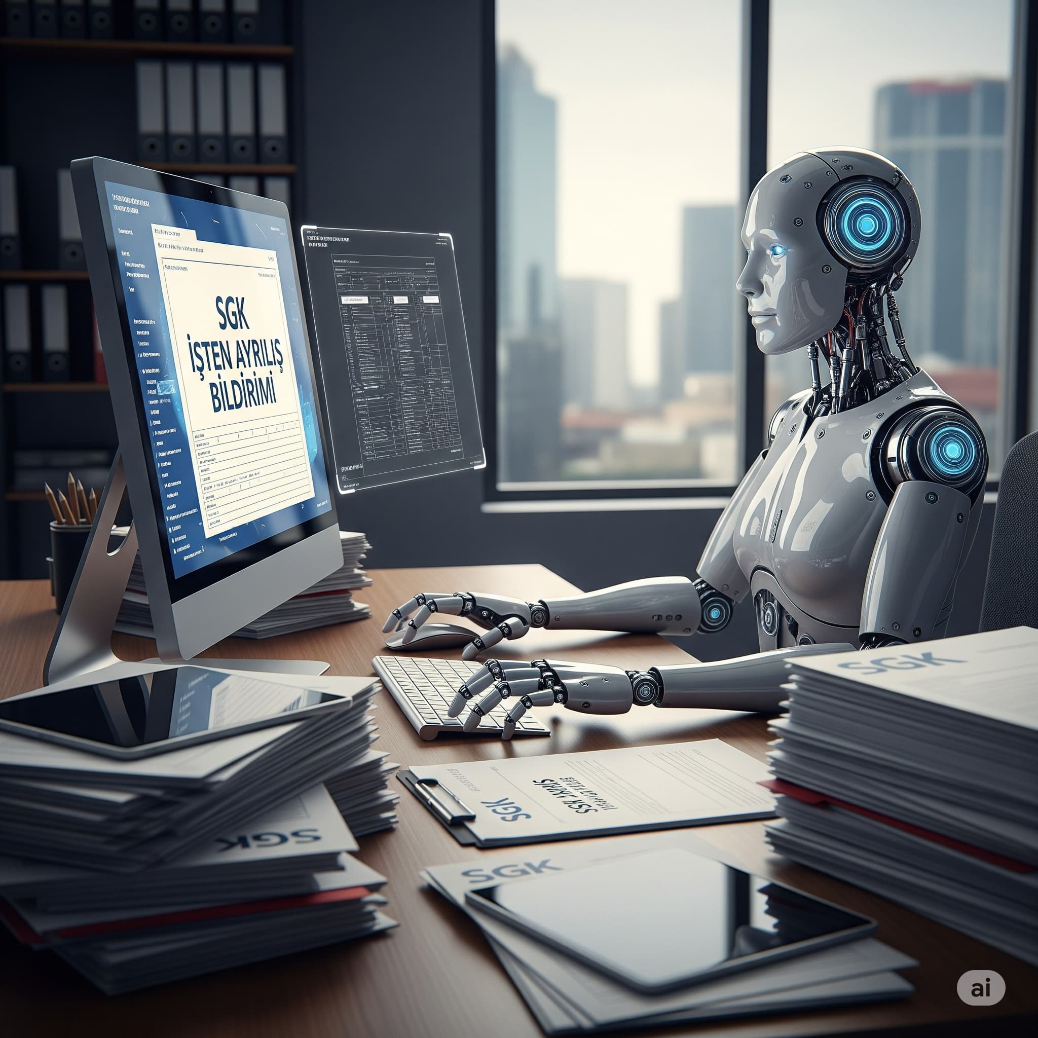 SGK İşten Çıkış Bildirimi Robotu Görseli